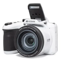 Kodak PIXPRO 20MP Digital Bridge Camera, 40x Optical Zoom, White (AZ405-WH)