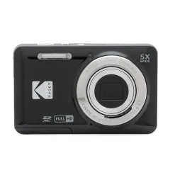 Kodak PIXPRO 16MP Point and Shoot Digital Camera, 5x Optical Zoom, Black (FZ55-BK)