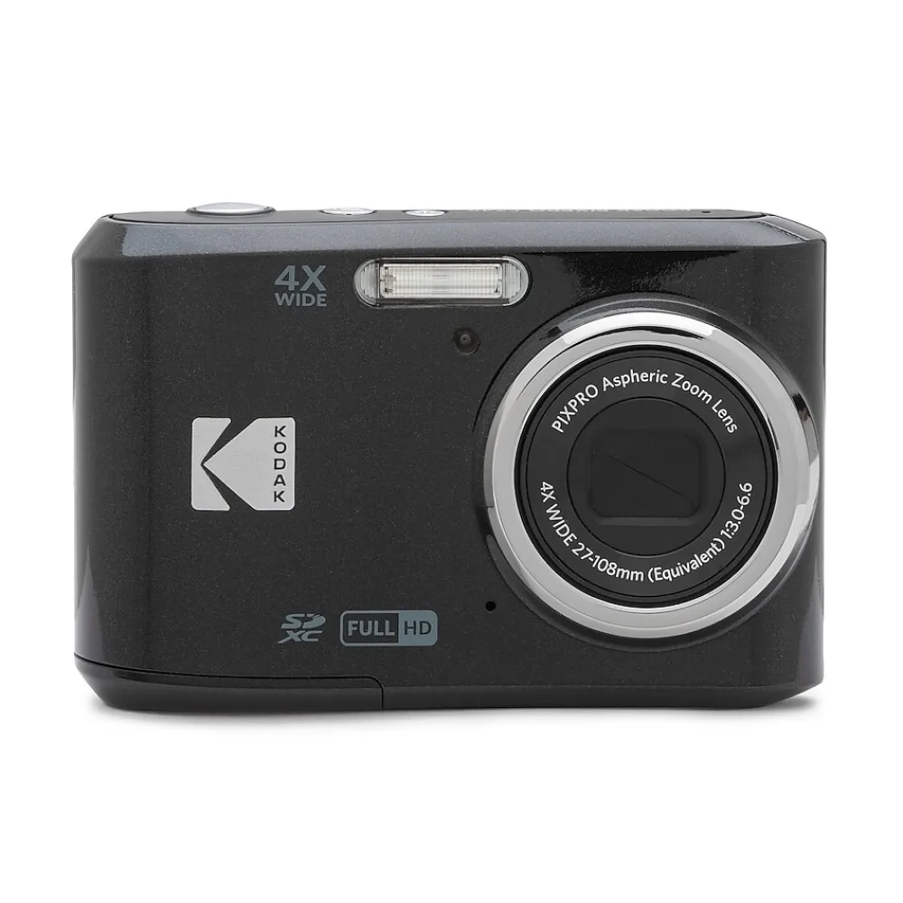 Kodak PIXPRO 16MP Point and Shoot Digital Camera, 4x Optical Zoom, Black (FZ45-BK)