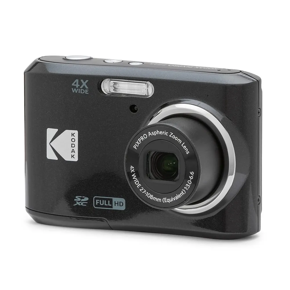 Kodak PIXPRO 16MP Point and Shoot Digital Camera, 4x Optical Zoom, Black (FZ45-BK)