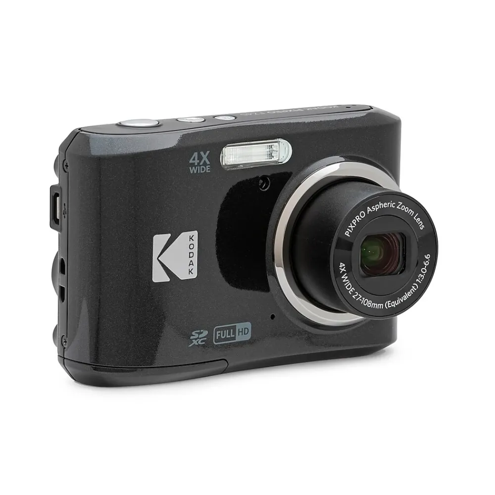 Kodak PIXPRO 16MP Point and Shoot Digital Camera, 4x Optical Zoom, Black (FZ45-BK)