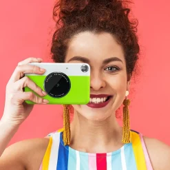 Kodak Printomatic Mini Full-Color 5MP Instant Print Digital Camera, Green (RODOMATICGN)