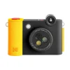 Kodak Smile+ 5 Megapixels Digital Instant Print Camera, Black/Yellow (RODSMPCAMBK)