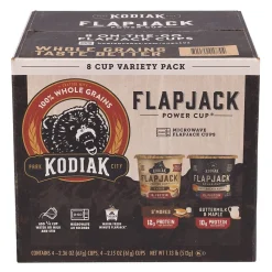 Kodiak Flapjack Power Cup Variety Pack, 8 Bars/Box (220-02148)