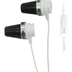 Pathfinder Noise-Isolating Earbuds, Black/White<Koss Clearance