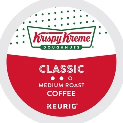 Krispy Kreme Classic Coffee Keurig® K-Cup® Pods, Medium Roast, 48/Box (373163)