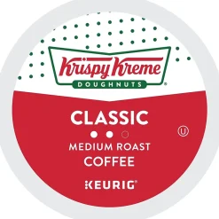 Krispy Kreme Classic Coffee Keurig® K-Cup® Pods, Medium Roast, 24/Box (06110)