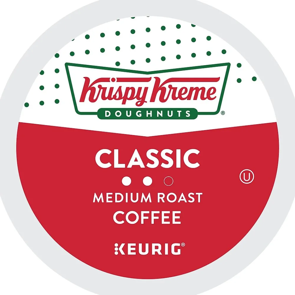 Krispy Kreme Classic Coffee Keurig® K-Cup® Pods, Medium Roast, 24/Box (06110)