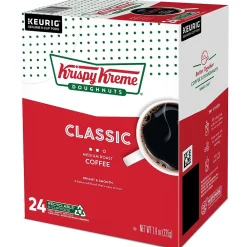 Krispy Kreme Classic Coffee Keurig® K-Cup® Pods, Medium Roast, 24/Box (06110)