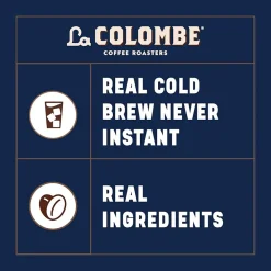 La Colombe Coffee La Colombe Caffeinated Cold Brew Coffee, Black, Medium Roast, 11 oz., 12/Carton (PPPURC1205)