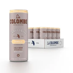 La Colombe Coffee La Colombe Draft Oatmilk Vanilla Latte Caffeinated Cold Brew Coffee, Medium Roast, 11 oz., 12/Carton (LCT02584)