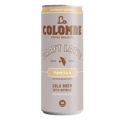La Colombe Coffee La Colombe Draft Oatmilk Vanilla Latte Caffeinated Cold Brew Coffee, Medium Roast, 11 oz., 12/Carton (LCT02584)