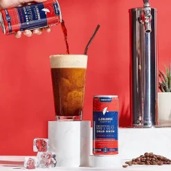 La Colombe Coffee La Colombe Nitro Extra Bold Caffeinated Cold Brew Coffee, Dark Roast, 9 fl. oz., 12/Carton (PPPURC1232)