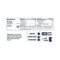 La Colombe Coffee La Colombe Nitro Extra Bold Caffeinated Cold Brew Coffee, Dark Roast, 9 fl. oz., 12/Carton (PPPURC1232)