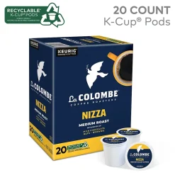 La Colombe Coffee La Colombe Nizza Coffee Keurig® K-Cup® Capsules, Medium Roast, 20/Box (5000380612)