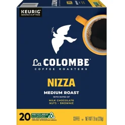 La Colombe Coffee La Colombe Nizza Coffee Keurig® K-Cup® Pods, Medium Roast, 80/Carton (5000380612CT)