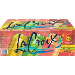 Lacroix Sparkling Water Variety Pack, Lime/Lemon/Grapefruit, 12 oz., 24/Carton (15114428)