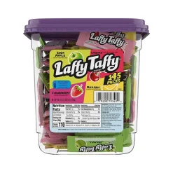 Laffy Taffy Assorted Chewy Candy, 0.34 oz, 145/Tub (FER42356 )