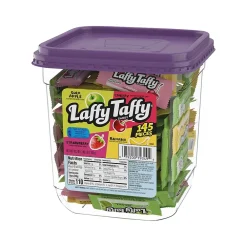Laffy Taffy Assorted Chewy Candy, 0.34 oz, 145/Tub (FER42356 )