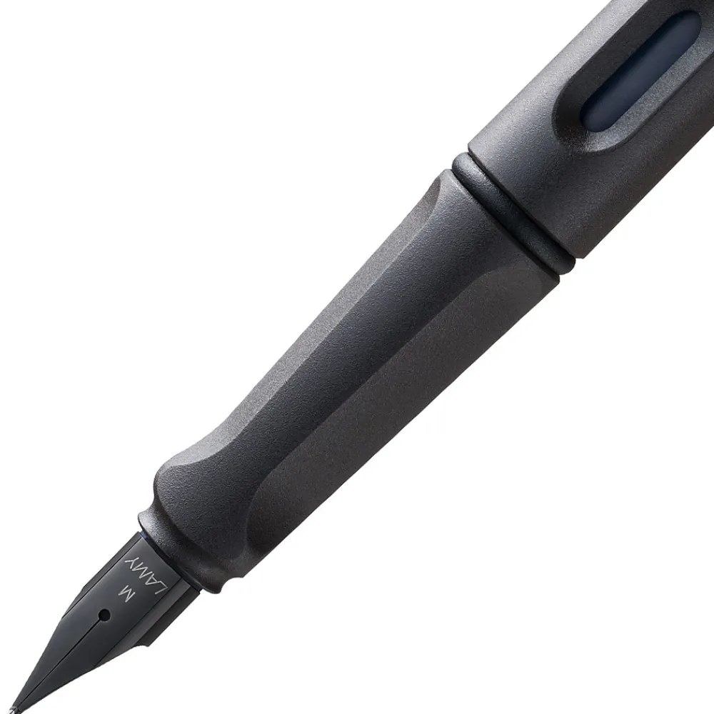 Pens|Lamy safari Fountain Pen, Medium Nib, Charcoal (L17M)
