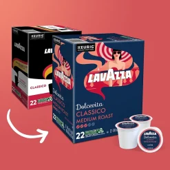 Lavazza Classico Coffee Keurig® K-Cup® Pods, Medium Roast, 22/Box (6001)