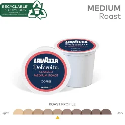 Lavazza Classico Coffee Keurig® K-Cup® Pods, Medium Roast, 22/Box (6001)