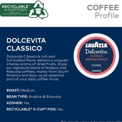Lavazza Classico Coffee Keurig® K-Cup® Pods, Medium Roast, 88/Carton (6001CT)