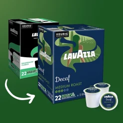 Lavazza Classico Decaf Coffee Keurig® K-Cup® Pods, Medium Roast, 88/Carton (5000382581CT)