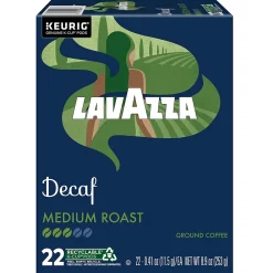 Lavazza Classico Decaf Coffee Keurig® K-Cup® Pods, Medium Roast, 88/Carton (5000382581CT)