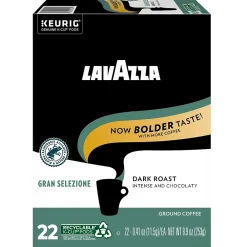 Lavazza Gran Selezione Coffee Keurig® K-Cup® Pods, Dark Roast, 22/Box (6006)
