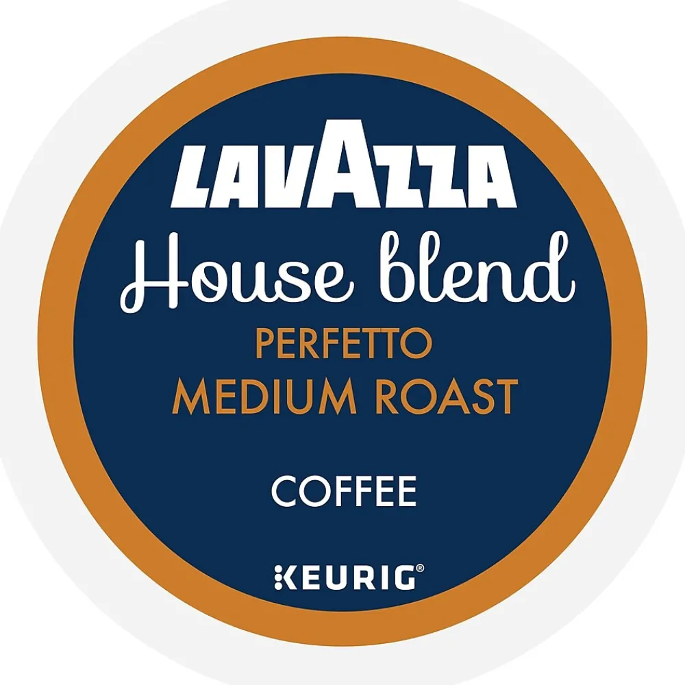 Lavazza House Blend Perfetto Coffee Keurig® K-Cup® Pods, Medium Roast, 88/Carton (5000382580CT)