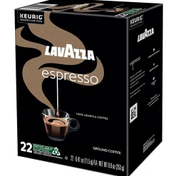 Lavazza Perfetto Espresso Coffee Keurig® K-Cup® Pods, Dark Roast, 22/Box (6000)