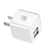 LAX Dual USB Port Wall Charger 2.4A for Smartphones, White (LAX2PORTWALLWHT)<LAX Gadgets Online