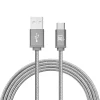 Durable Braided USB-C Cable for Google Pixel 2/Samsung S8, Gray (LAXUSBC6FT-GRY)<LAX Gadgets New
