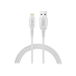 Lightning to USB Cable for iPhone/iPad/iPod touch, Silver (LX-4SL)<LAX Gadgets Outlet