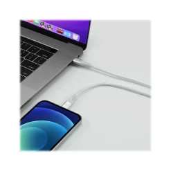 Lightning to USB-C Cable for iPhone/iPad/iPod touch, Silver (MFIUSBC3FT-SLV)<LAX Gadgets Best