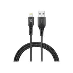 Lightning to USB Cable for iPhone/iPad/iPod touch, Black (LX-4BK)<LAX Gadgets Discount