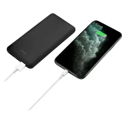 Ultra Slim USB Power Bank, 12000mAh, Black (RB12KBK)<LAX Gadgets Outlet