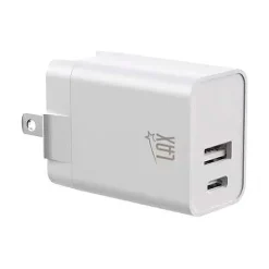 USB Wall Charger for Most Smartphones, White (PD20WQCWH)<LAX Gadgets New