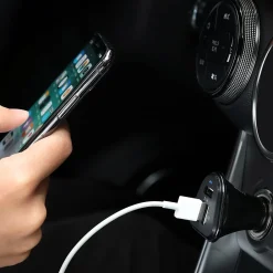 LAX 3-USB Port Car Charger 4.8A for Smartphones - Black (LAX3PORTCAR-BLK)<LAX Gadgets New