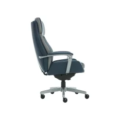 Ergonomic Chairs*La-Z-Boy Alton Leather Executive Chair, Steel Blue/Light Gray (60029) Steel Blue/Gray