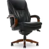 Office Chairs*La-Z-Boy Big & Tall Edmonton Ergonomic Bonded Leather Swivel Executive Chair, Black (45764A)