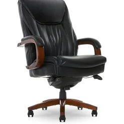 Office Chairs*La-Z-Boy Big & Tall Edmonton Ergonomic Bonded Leather Swivel Executive Chair, Black (45764A)