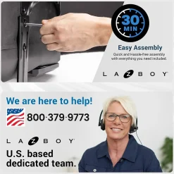 Ergonomic Chairs*La-Z-Boy Bradley Bonded Leather Executive Chair, Roasted Chestnut (44762) Brown