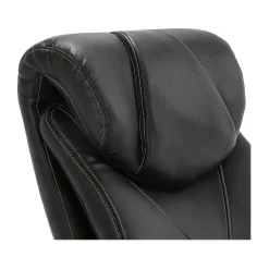 Office Chairs*La-Z-Boy Cantania Ergonomic Bonded Leather Swivel Executive Chair, Black (45776A)