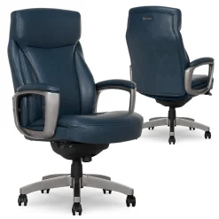 Ergonomic Chairs*La-Z-Boy Leather Executive Chair, (51447) Blue