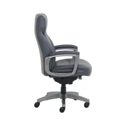 Office Chairs*La-Z-Boy Leather Swivel Executive Chair, Gray (51446XX)