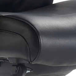 Office Chairs*La-Z-Boy Melrose Ergonomic Bonded Leather Swivel Executive Chair, Black (CHR10084A)