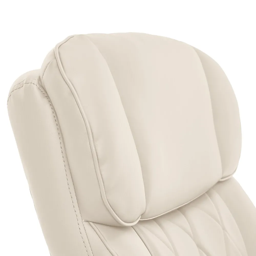 Ergonomic Chairs*La-Z-Boy Sutherland Ergonomic Faux Leather Swivel Computer and Desk Chair, (CHR10048C) Ivory