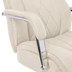 Ergonomic Chairs*La-Z-Boy Sutherland Ergonomic Faux Leather Swivel Computer and Desk Chair, (CHR10048C) Ivory